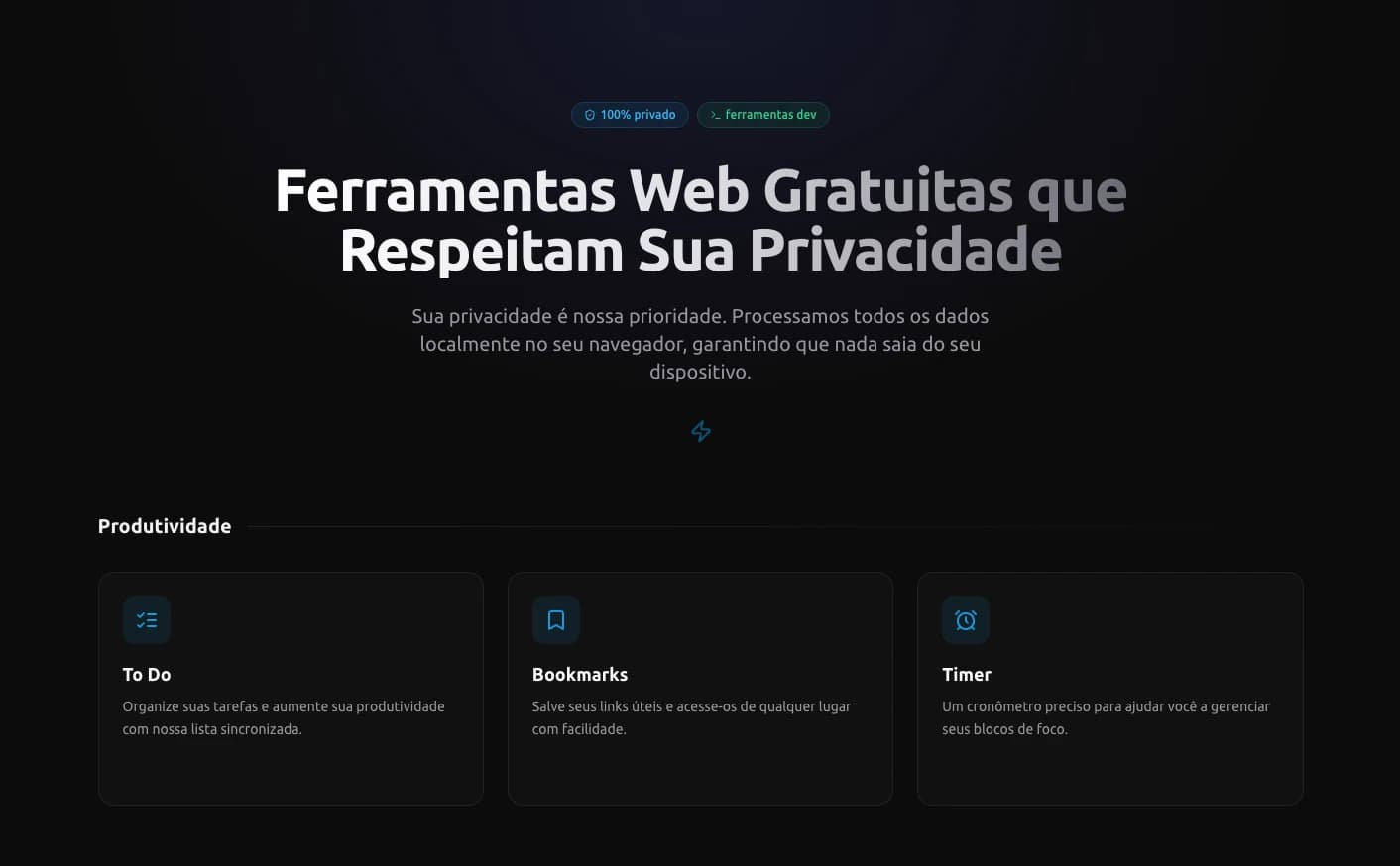 Ferramentas para Devs